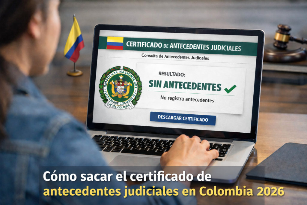 Como sacar antecedentes judiciales en Colombia